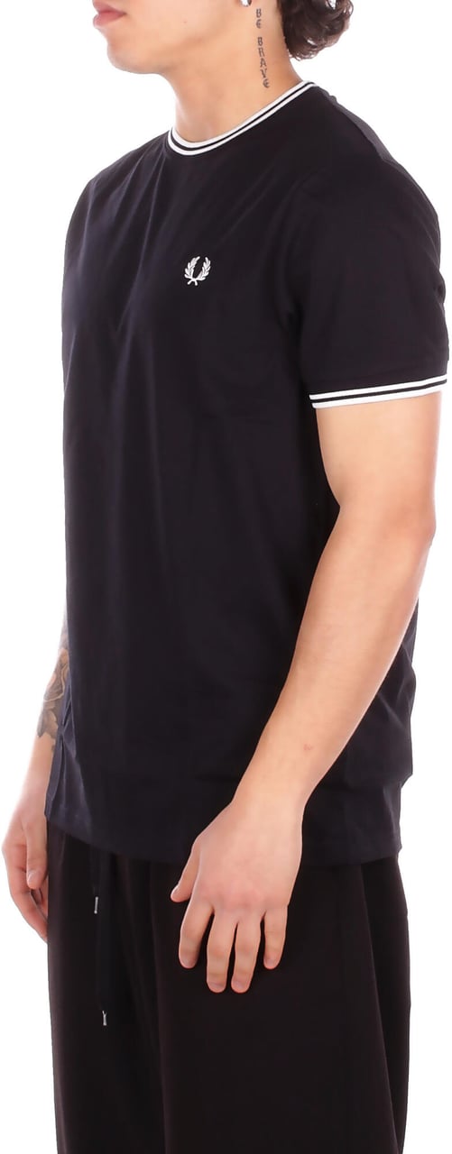 Fred Perry T-Shirts And Polos Black Zwart