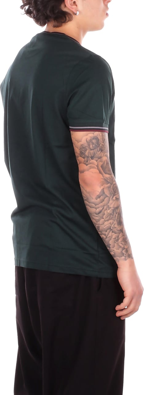 Fred Perry T-Shirts And Polos Verdone Donkergroen