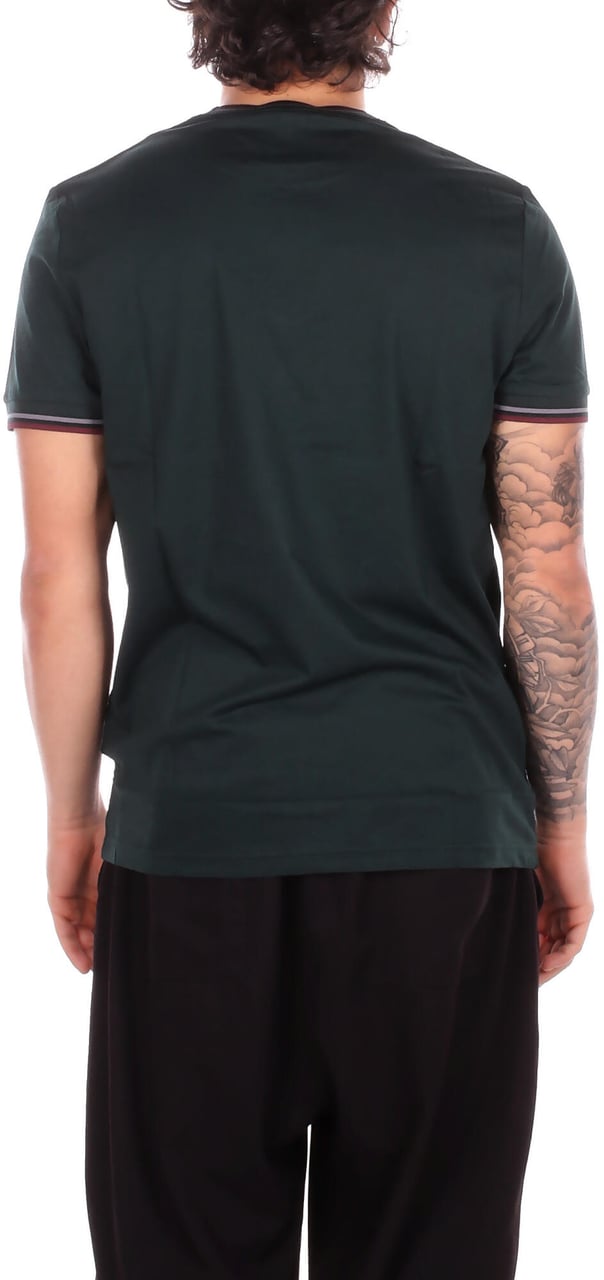 Fred Perry T-Shirts And Polos Verdone Donkergroen