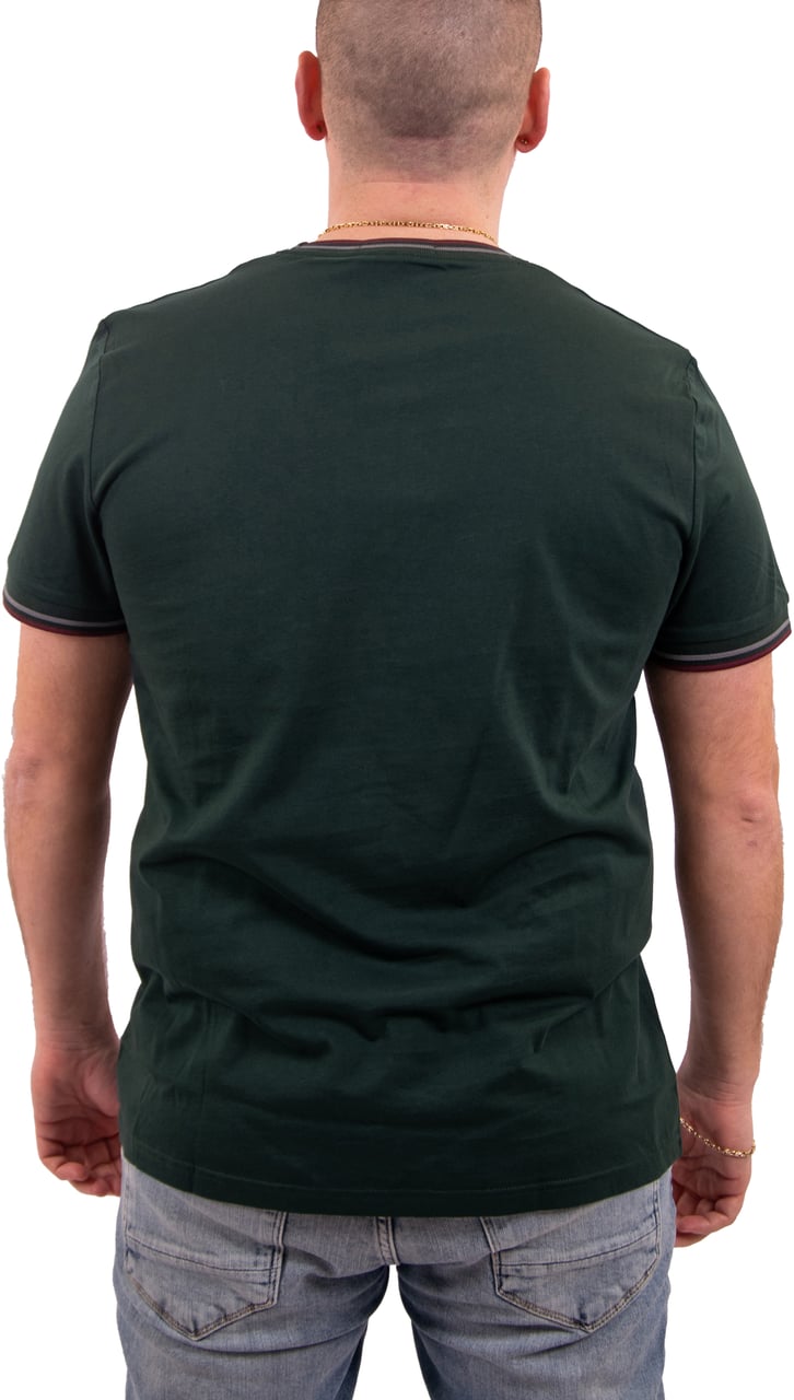 Fred Perry Fred Perry Twin Tipped T-Shirt Groen