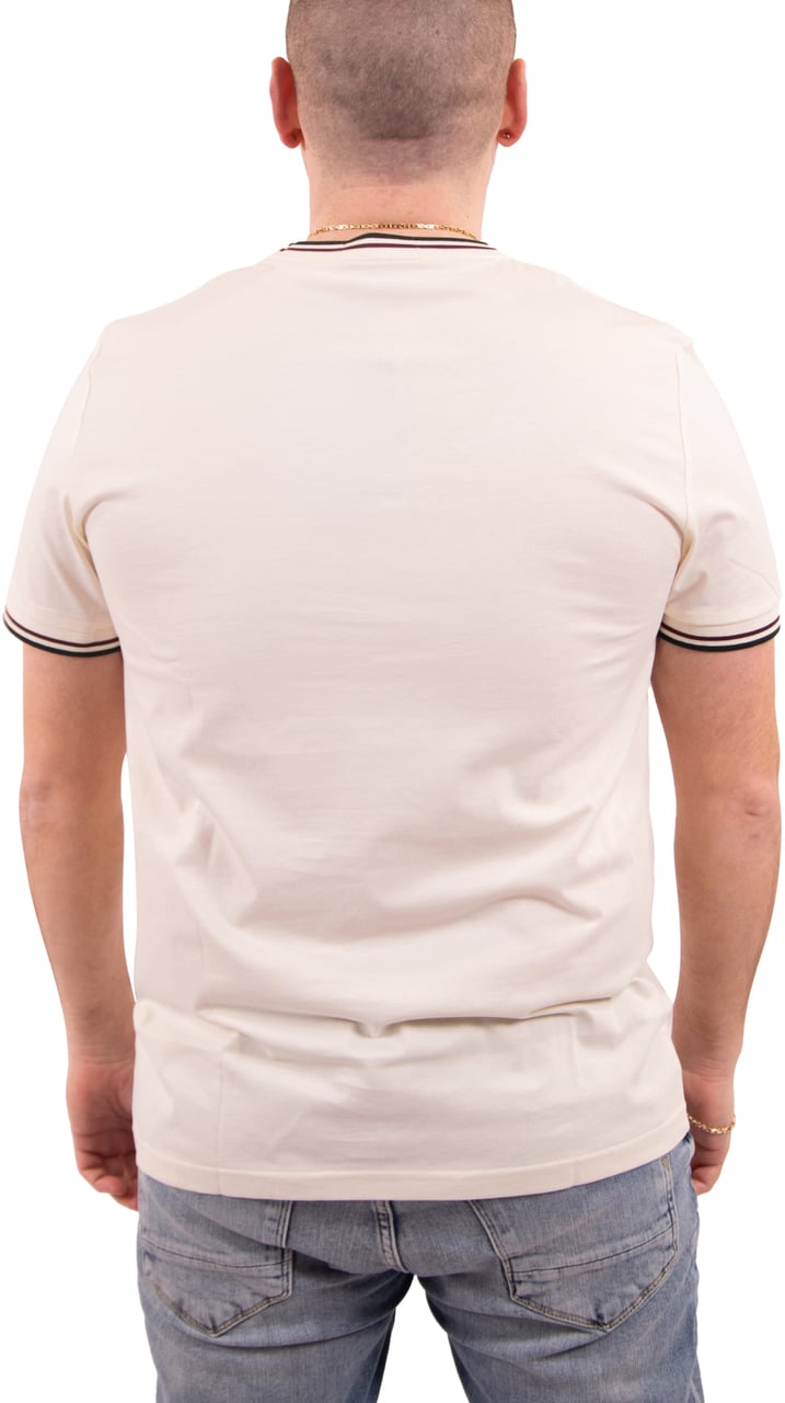 Fred Perry Fred Perry Twin Tipped T-Shirt Beige