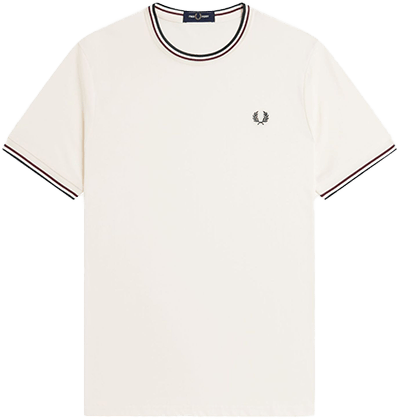 Fred Perry Fred Perry Twin Tipped T-Shirt Beige