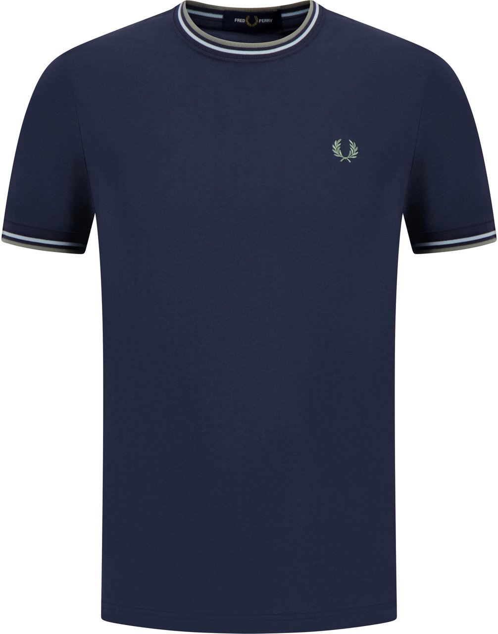 Fred Perry T-shirt Blauw Blauw