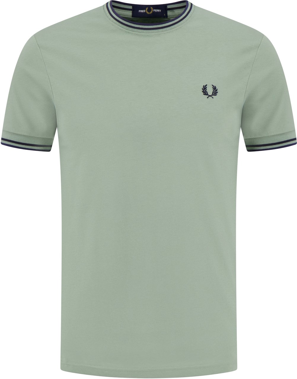 Fred Perry T-shirt Groen Groen