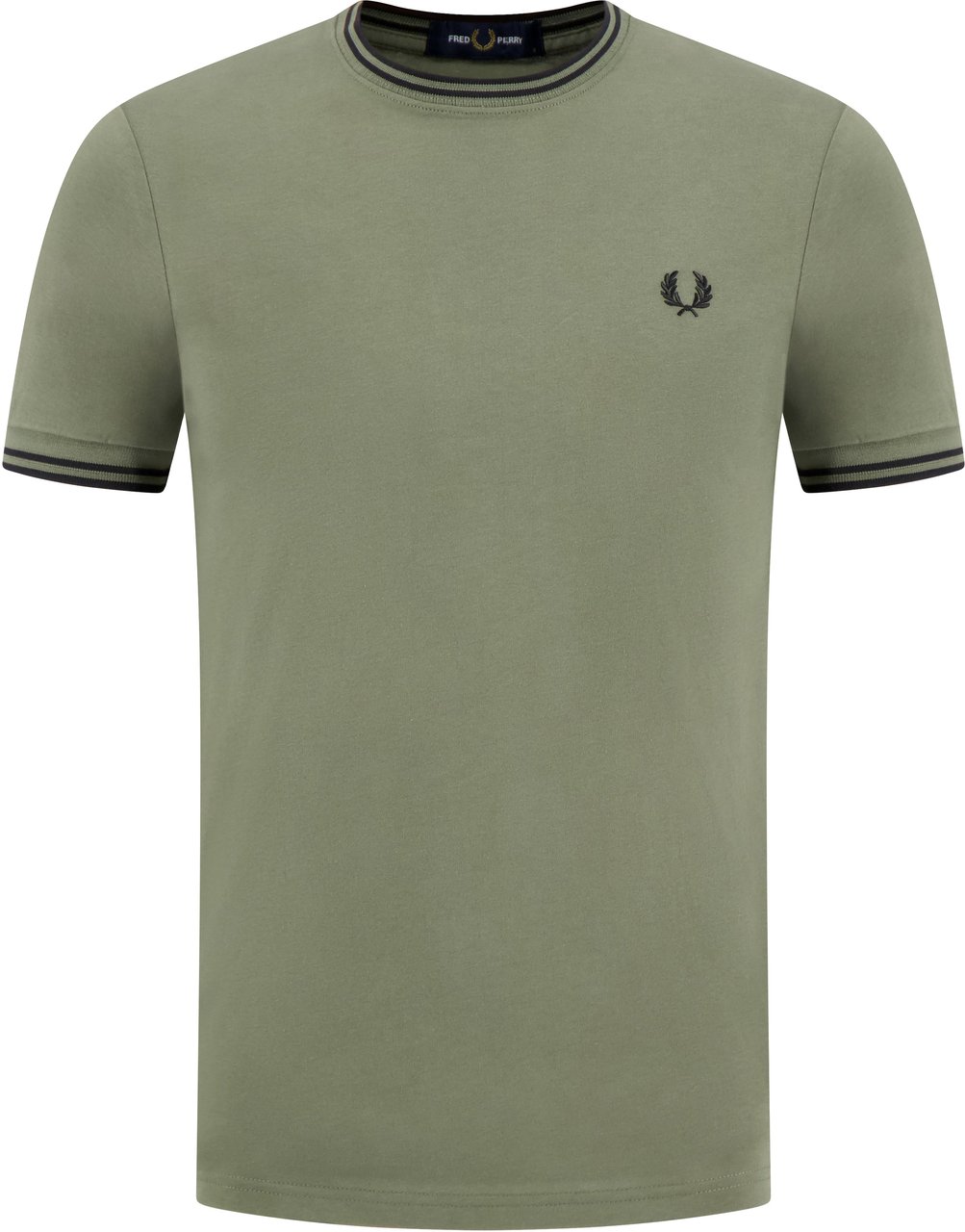 Fred Perry T-shirt Groen Groen