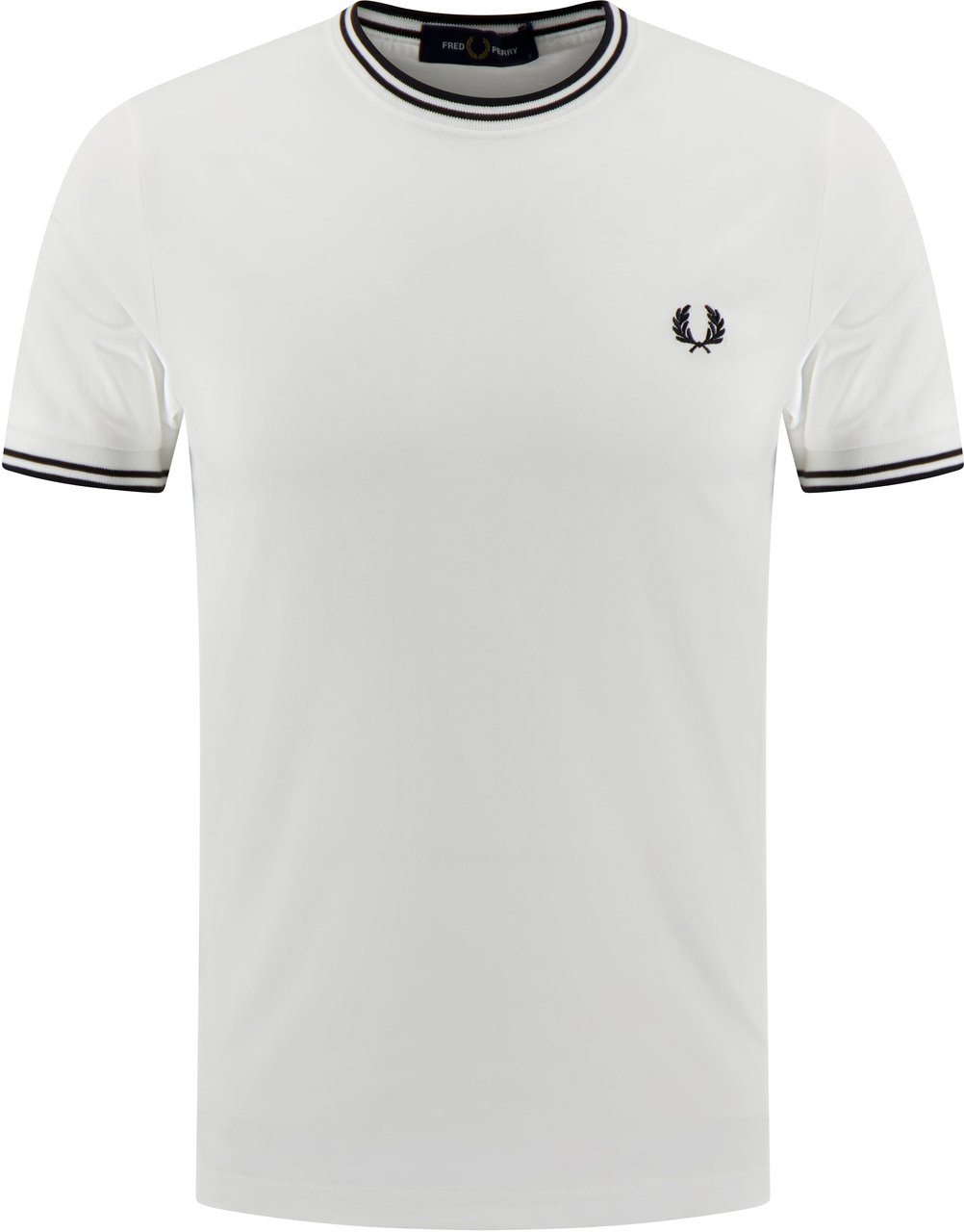 Fred Perry T-shirt Wit Wit