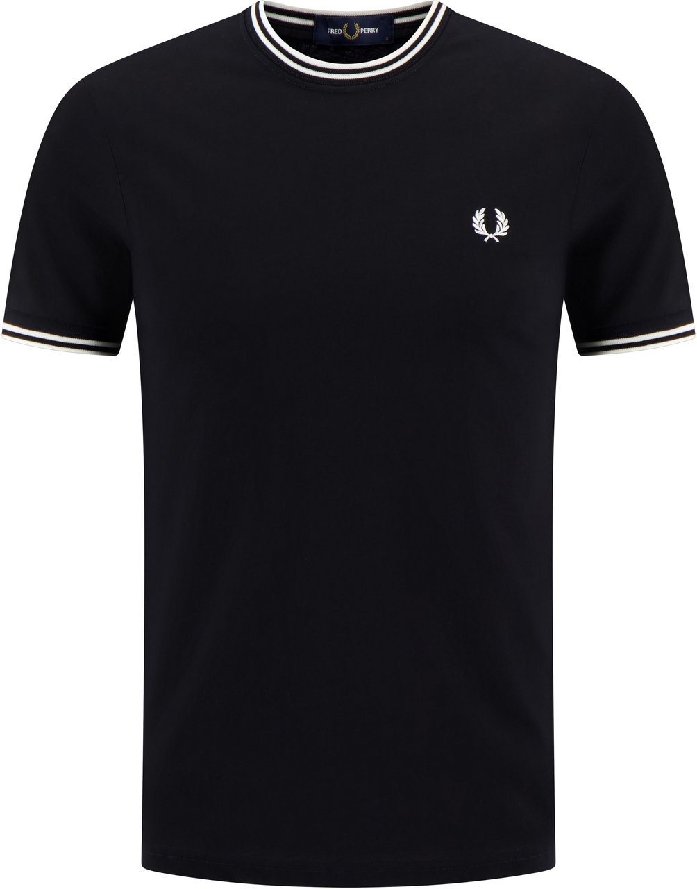 Fred Perry T-shirt Zwart Zwart