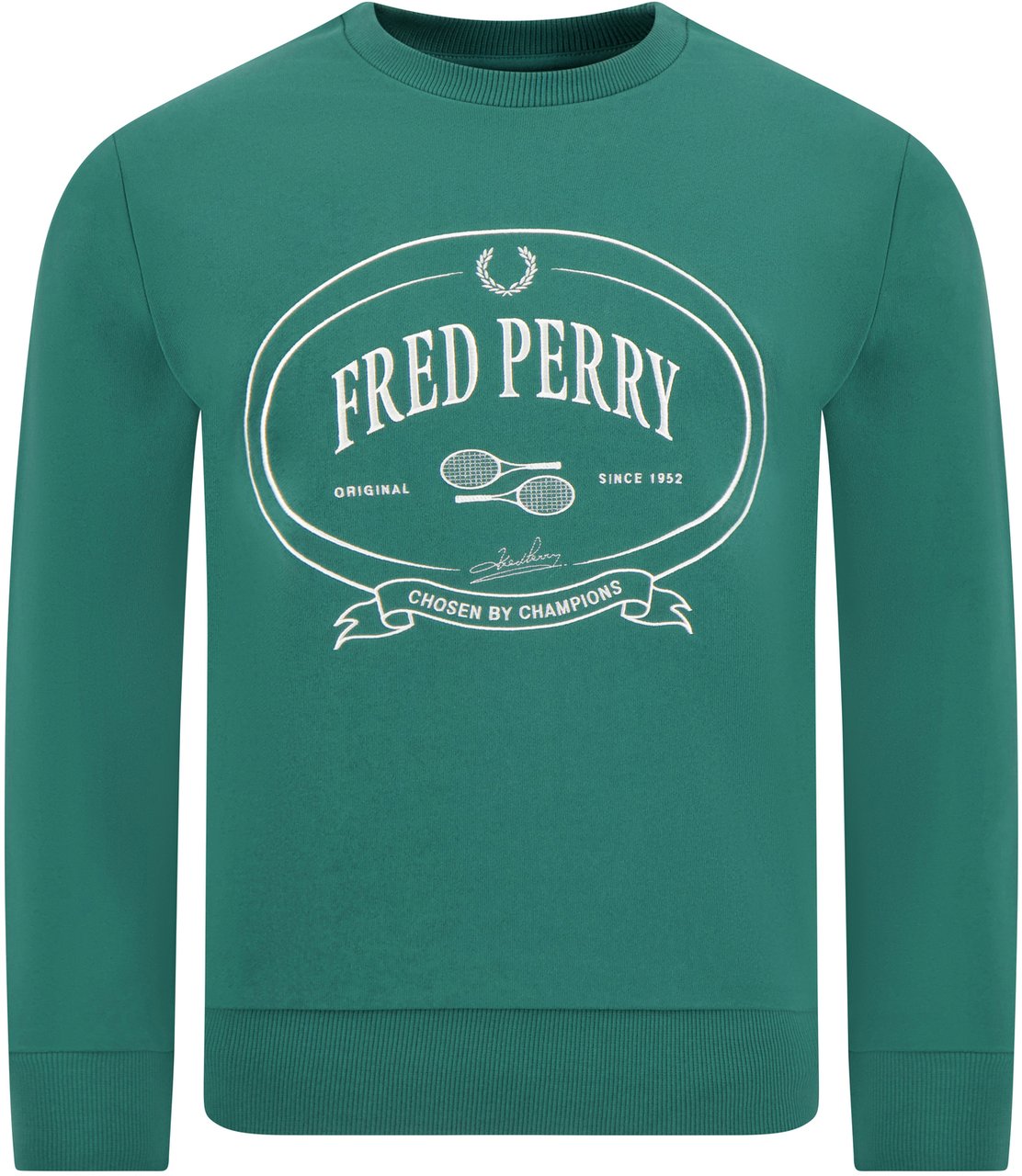 Fred Perry Sweater Groen Groen