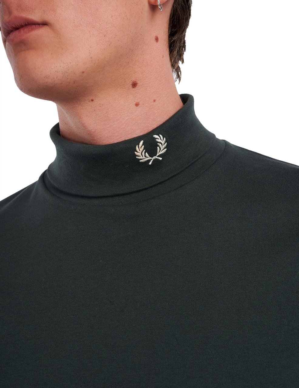 Fred Perry Sweaters Field Green Grijs