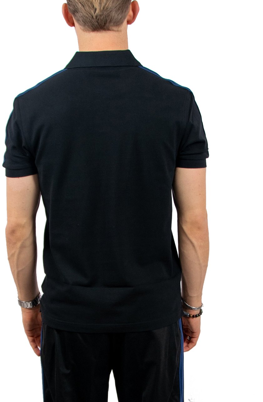 Fred Perry Mesh Taped Polo Shirt Zwart