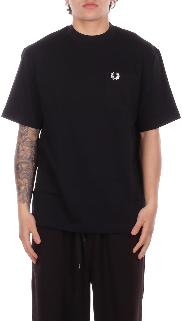 Fred Perry T-Shirts And Polos Black Zwart