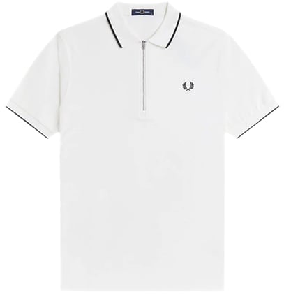 Fred Perry Crepe Pique Polo Shirt Beige