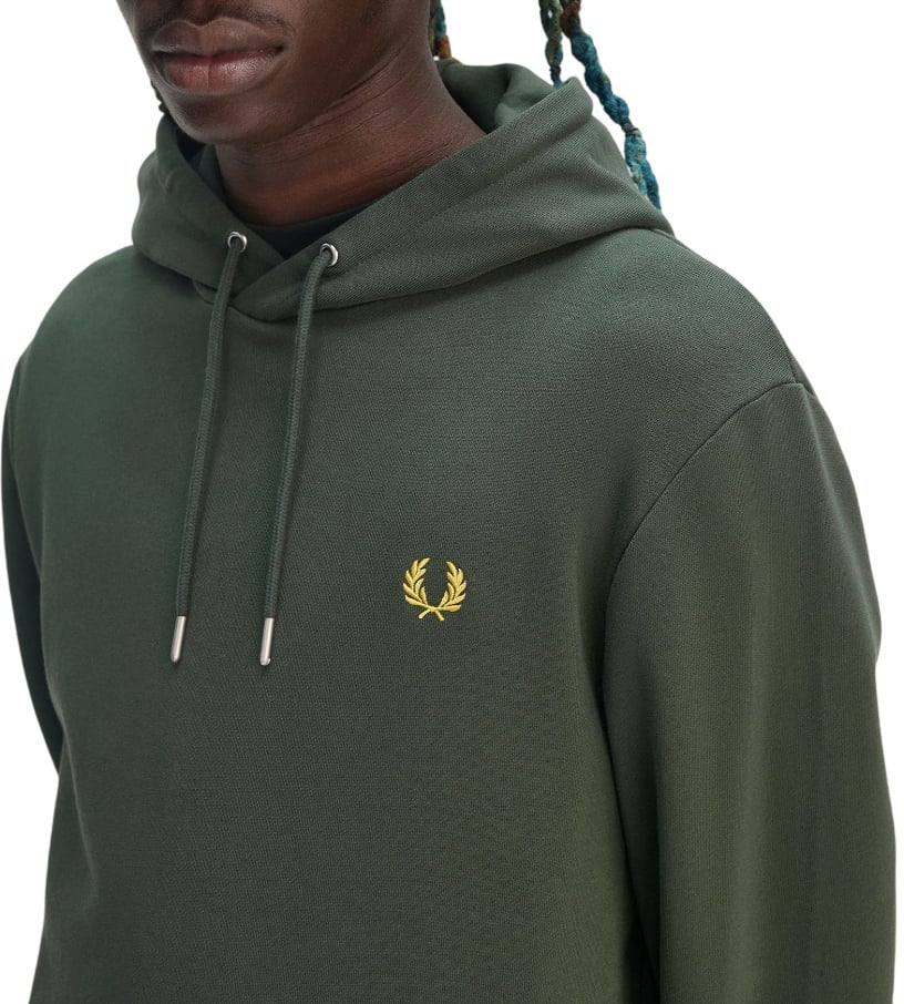 Fred Perry Hoodie Groen