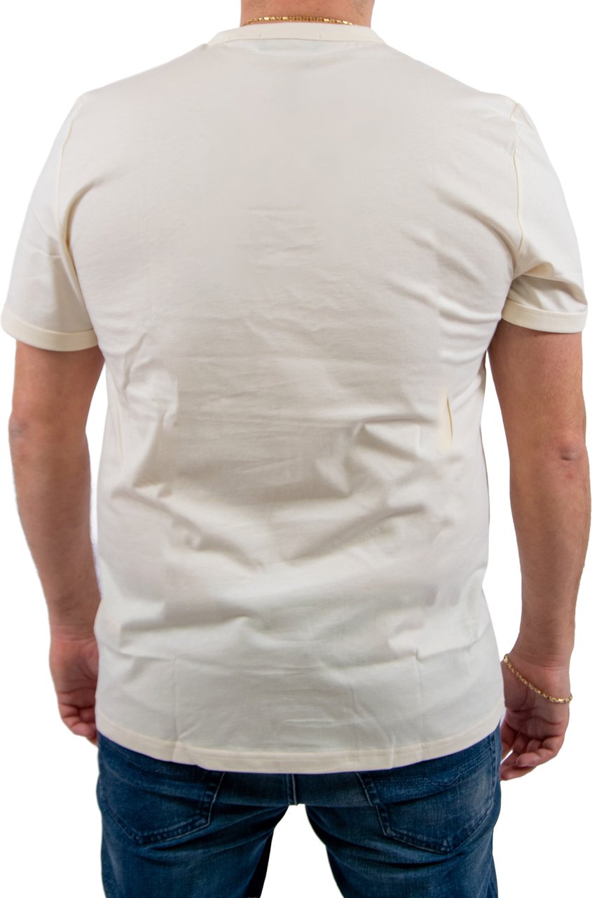 Fred Perry Ringer T-Shirt Beige