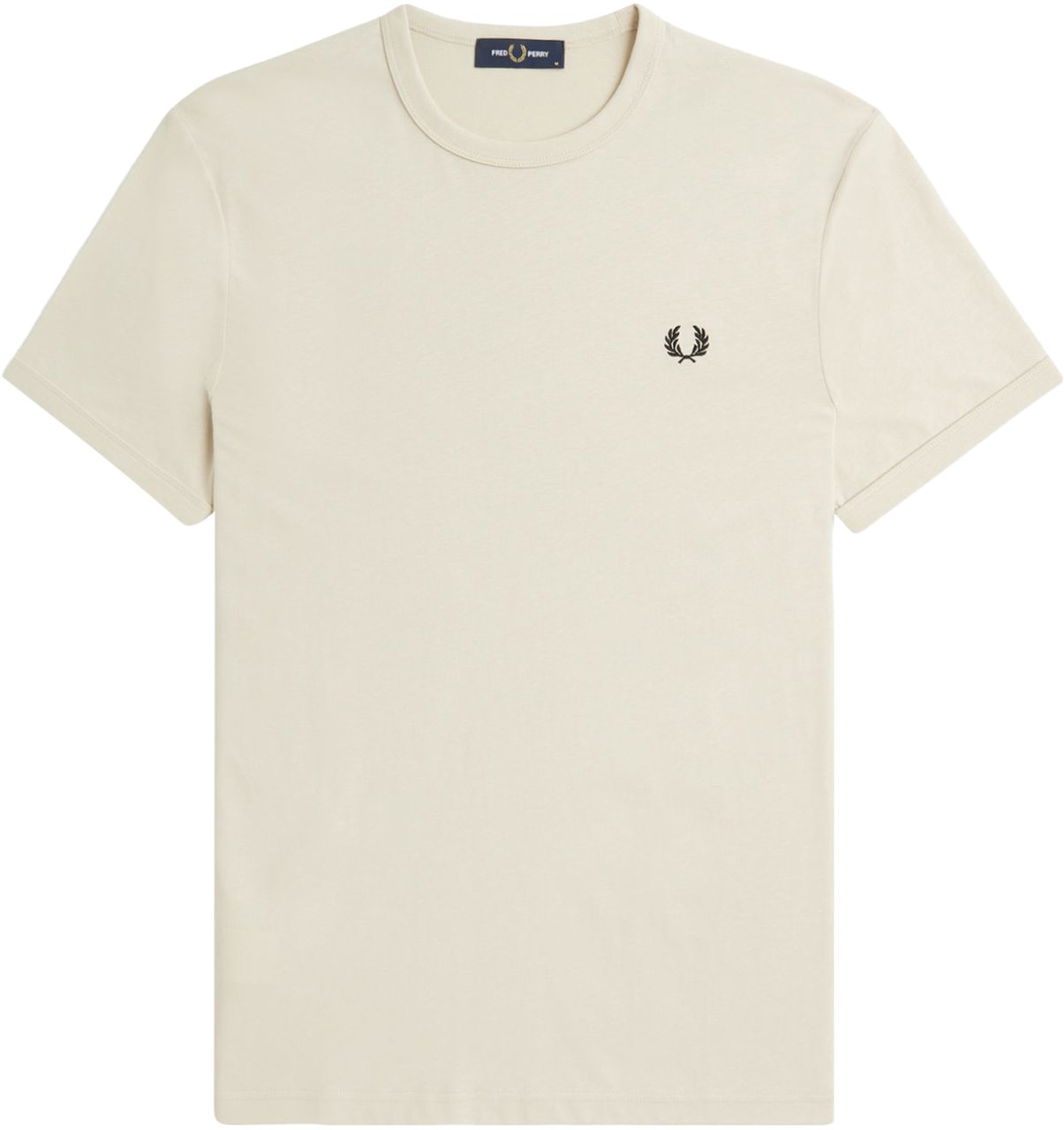 Fred Perry Ringer T-Shirt Beige
