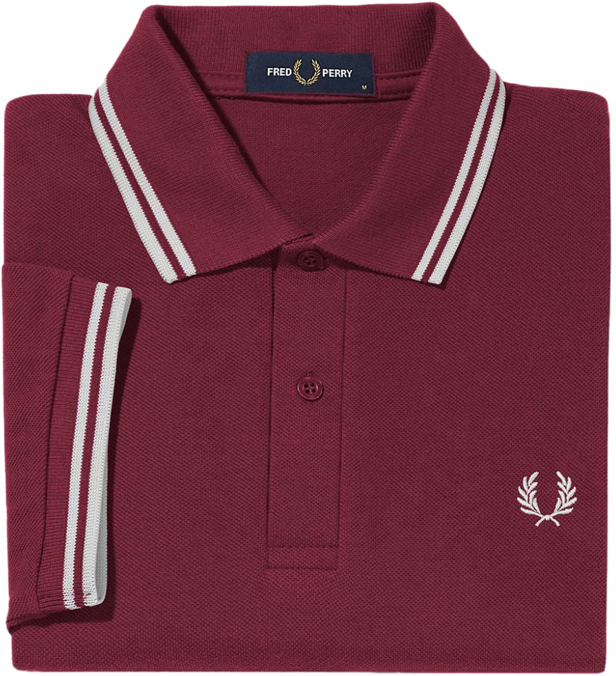 Fred Perry Twin Tipped Fred Perry Shirt Rood