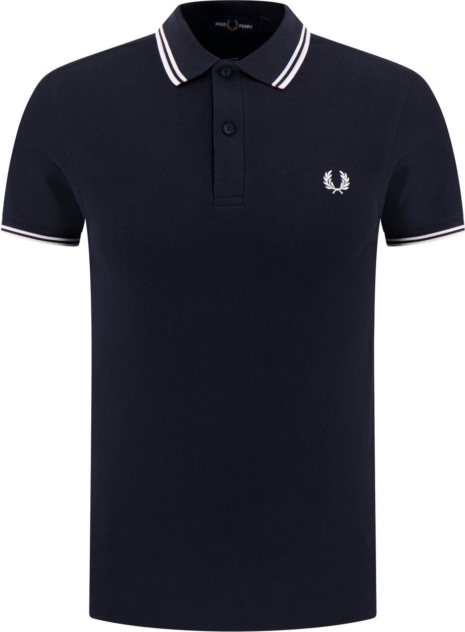 Fred Perry Polo Blauw Blauw
