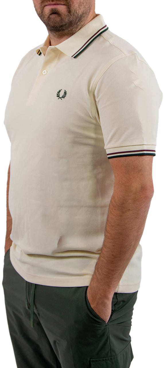 Fred Perry Twin Tipped Fred Perry Shirt Beige