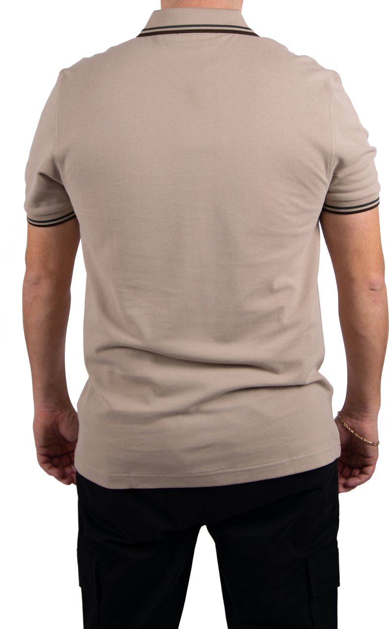 Fred Perry Fred Perry Twin Tipped Fred Perry Shirt Beige