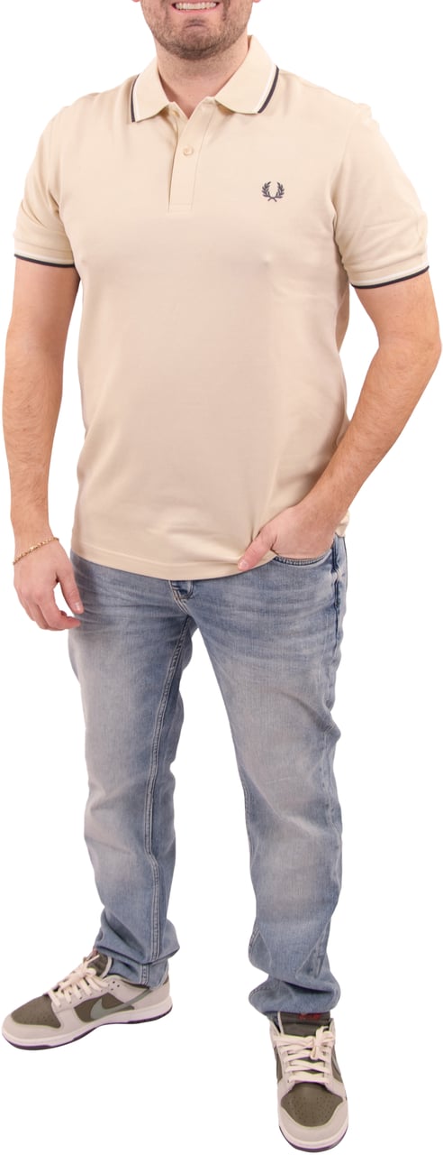 Fred Perry Fred Perry Twin Tipped Fred Perry Shirt Groen