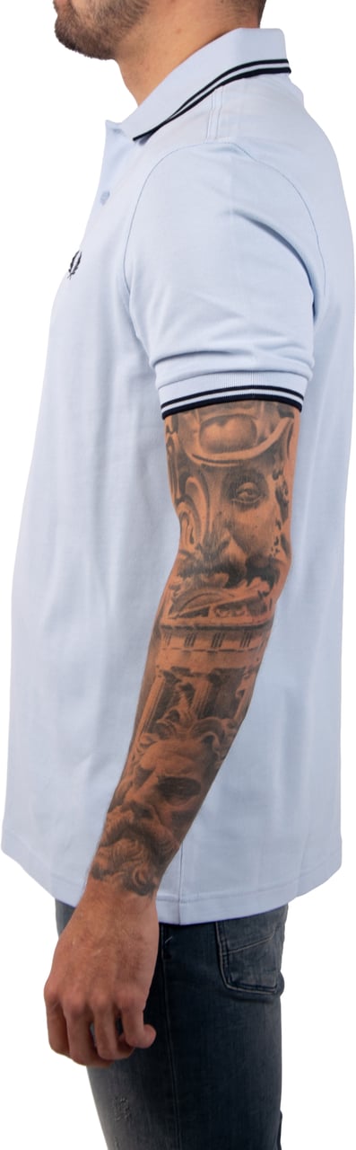 Fred Perry Fred Perry Twin Tipped Fred Perry Shirt Blauw