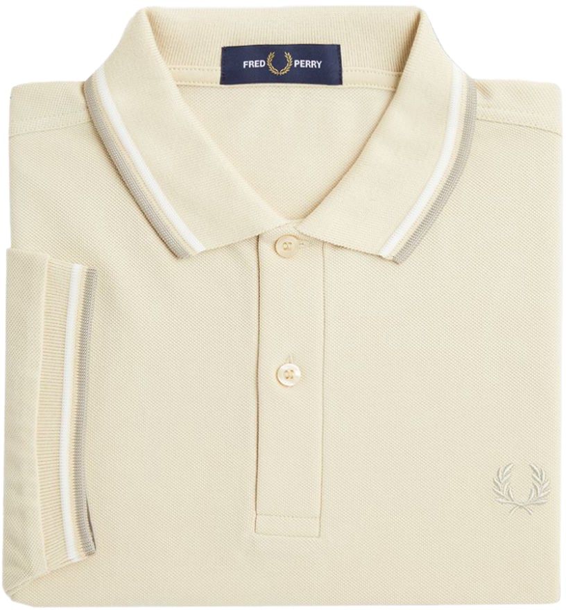 Fred Perry Twin Tipped Fred Perry Shirt Beige