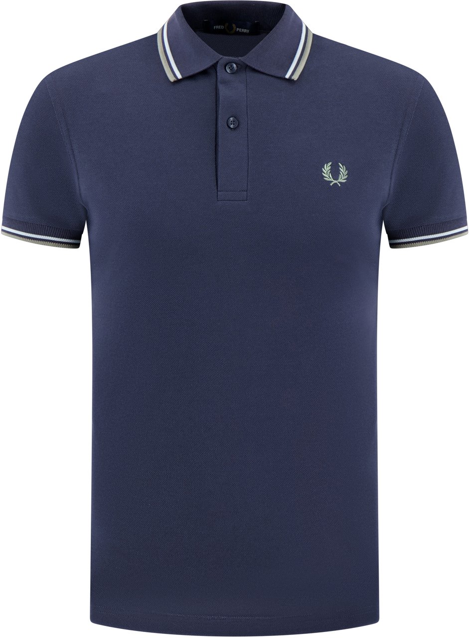 Fred Perry Polo Blauw Blauw