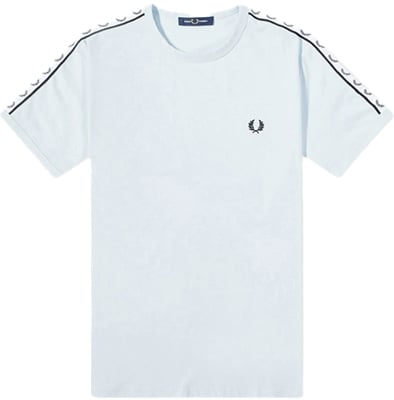 Fred Perry Taped Ringer T-Shirt Blauw