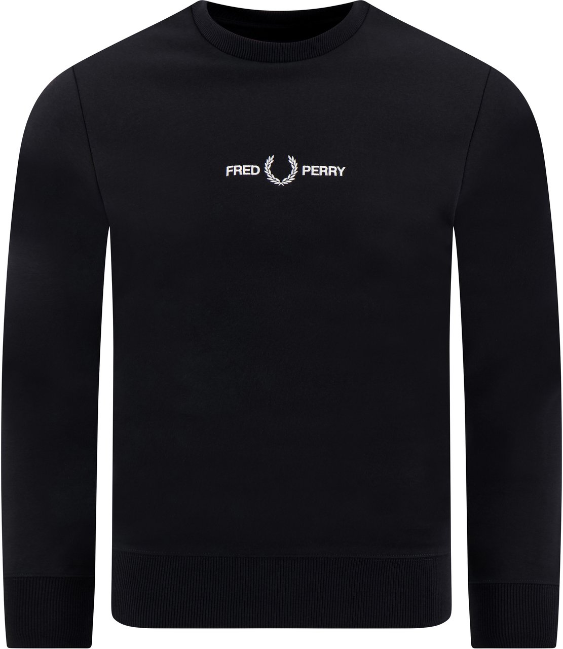 Fred Perry Sweater Zwart Zwart