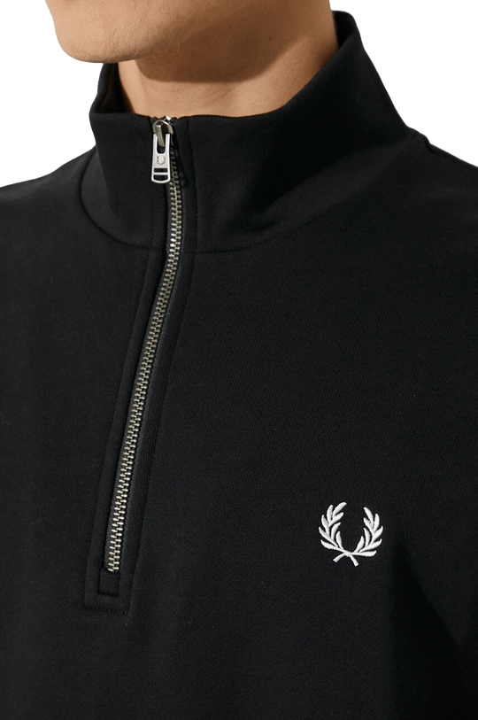 Fred Perry Hoodie Zwart