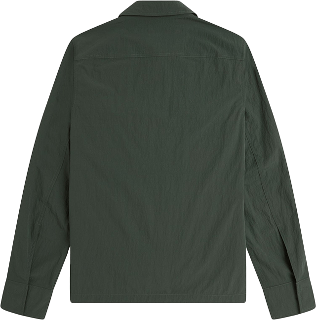 Fred Perry Fred Perry Zip Through Overshirt Groen