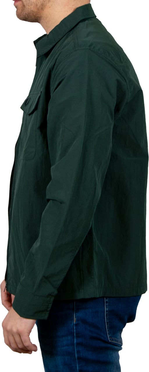 Fred Perry Zip Through Overshirt Groen