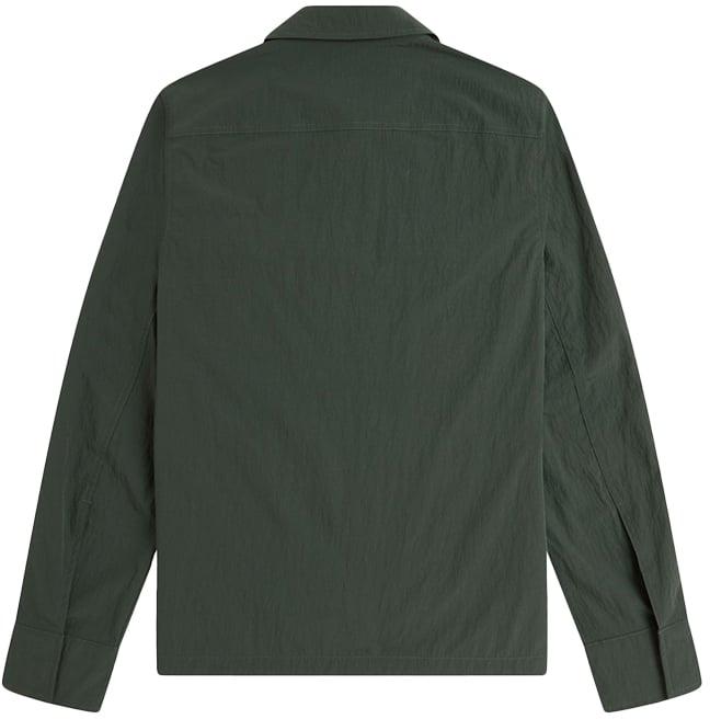 Fred Perry Zip Through Overshirt Groen