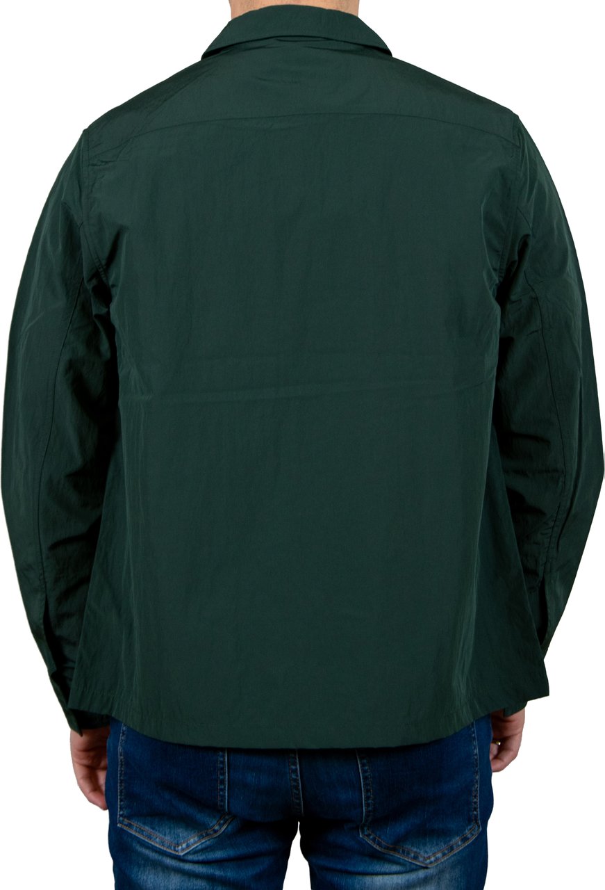 Fred Perry Zip Through Overshirt Groen