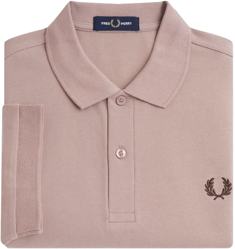Fred Perry Plain Fred Perry Shirt Roze