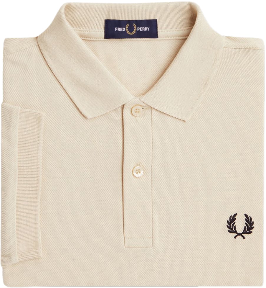 Fred Perry Plain Fred Perry Shirt Beige