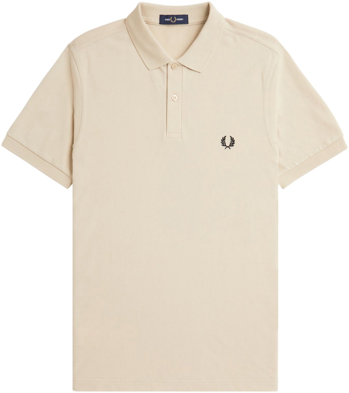 Fred Perry Plain Fred Perry Shirt Beige