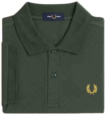 Fred Perry Plain Fred Perry Shirt Groen