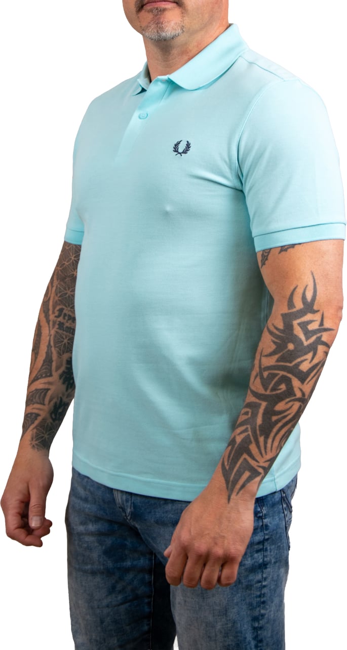 Fred Perry Plain Fred Perry Shirt Blauw