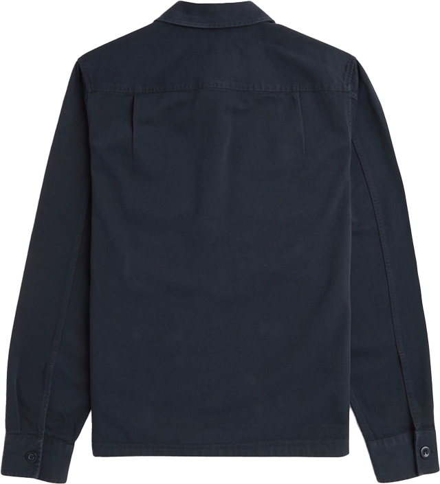 Fred Perry Fred Perry Twill Overshirt Blauw