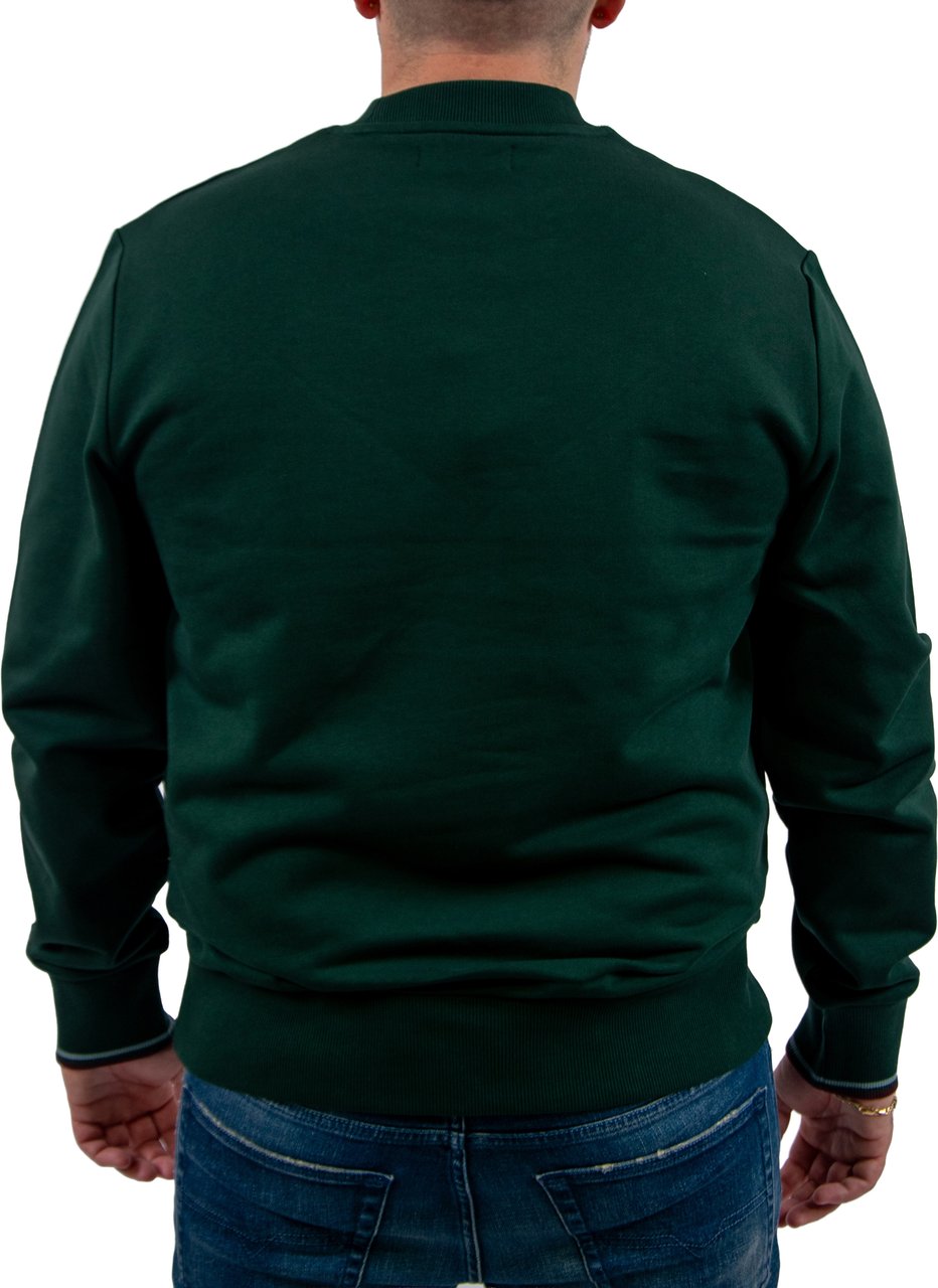 Fred Perry Crew Neck Sweatshirt Groen