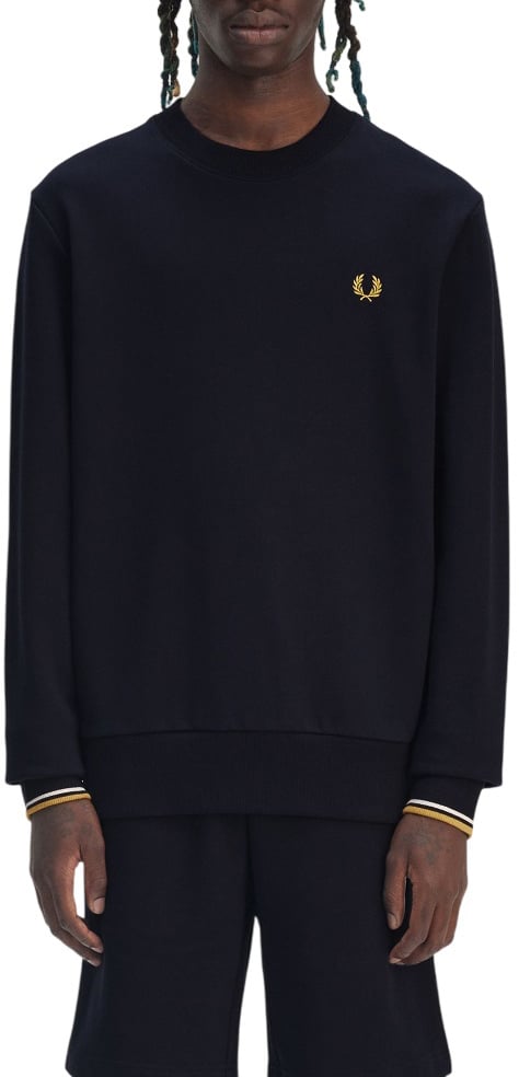Fred Perry Hoodie Blauw