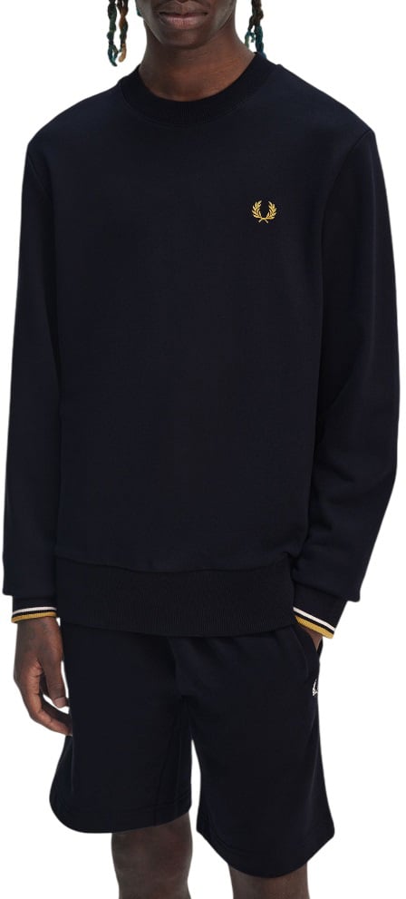 Fred Perry Hoodie Blauw