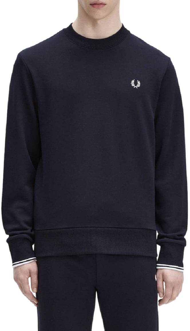 Fred Perry Hoodie Blauw