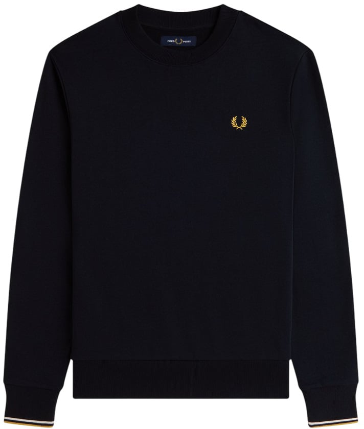 Fred Perry Hoodie Blauw