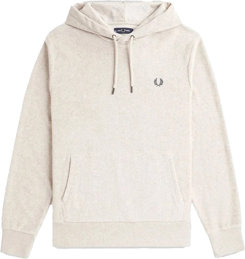 Fred Perry Fred Perry Towelling Crew Neck Sweatshirt Beige