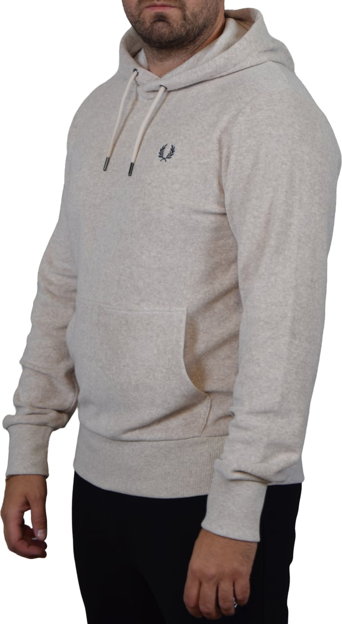 Fred Perry Towelling Crew Neck Sweatshirt Beige