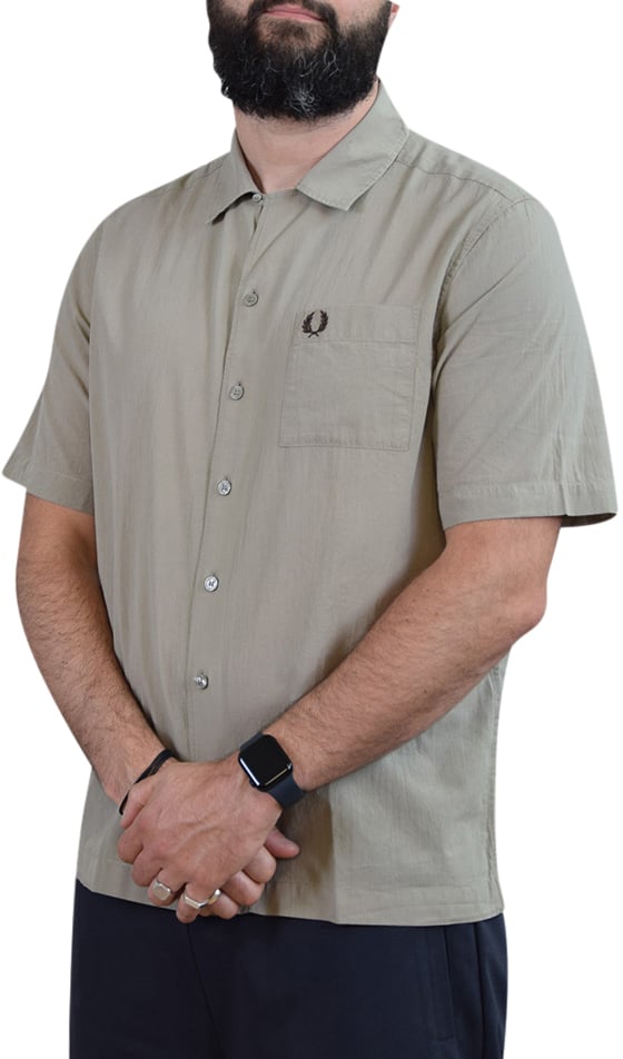 Fred Perry Fred Perry Lightweight Texture Revere Col Beige