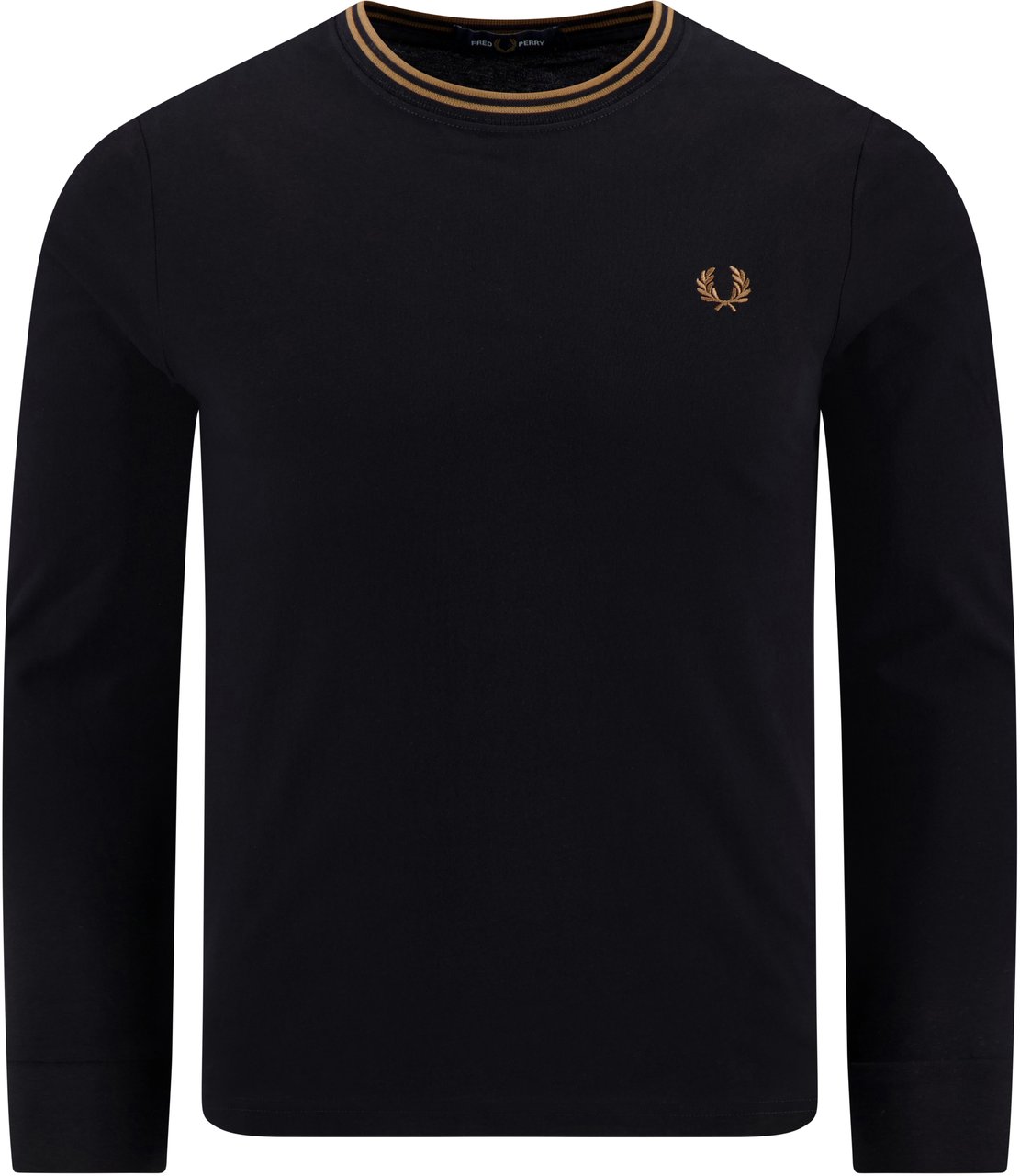 Fred Perry T-shirt Zwart Zwart