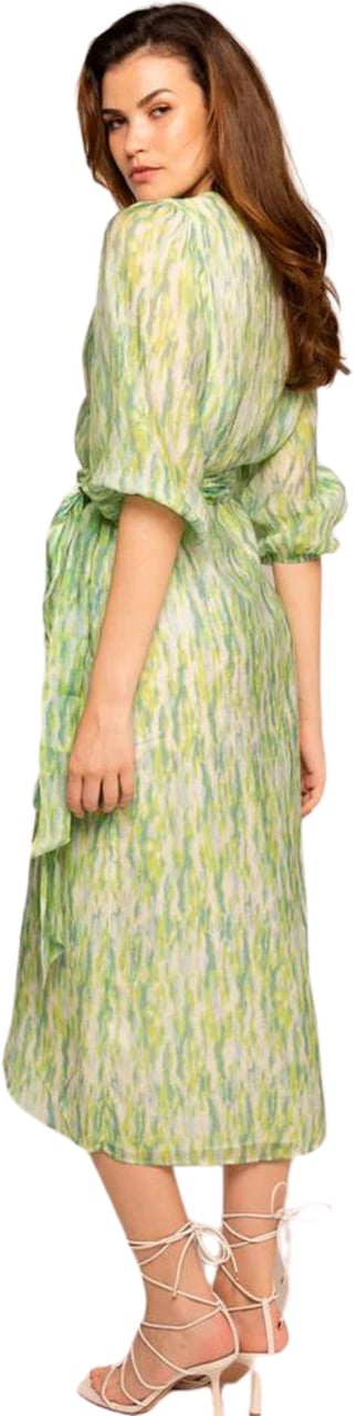 Freebird Freebird Blossom Midi Jurken Groen Blossom Midi Groen